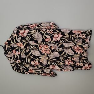 WTF Men's Silk Short Sleeve Hawiian Shirt - L